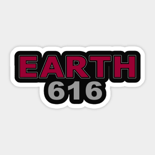 Earth 616 Sticker